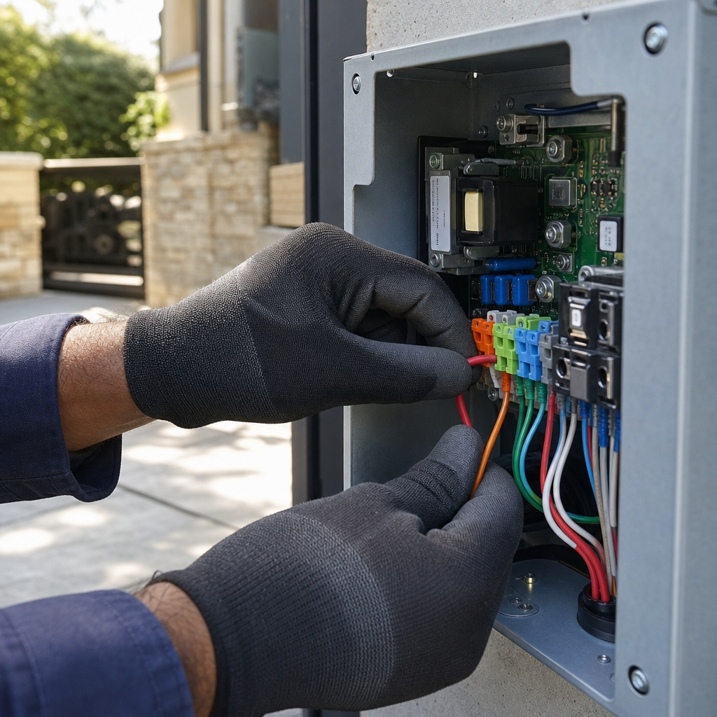 Illustration for gate opener repair in Universal City