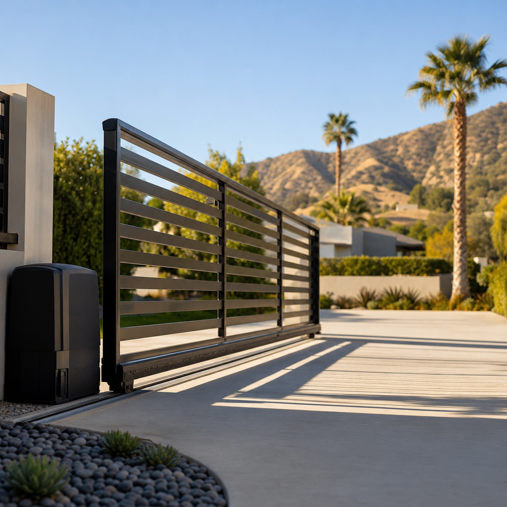 Illustration for automatic gate repair in Burbank