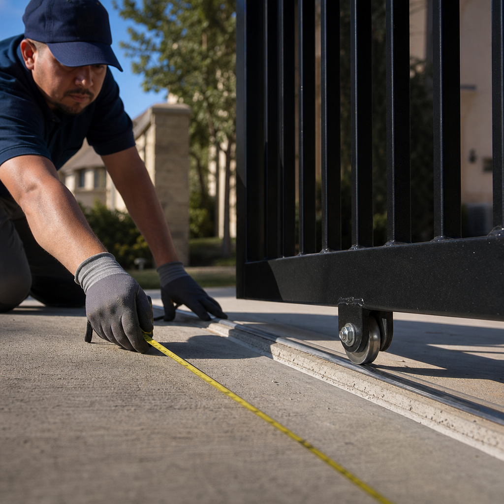Illustration for gate repair in Far North Dallas