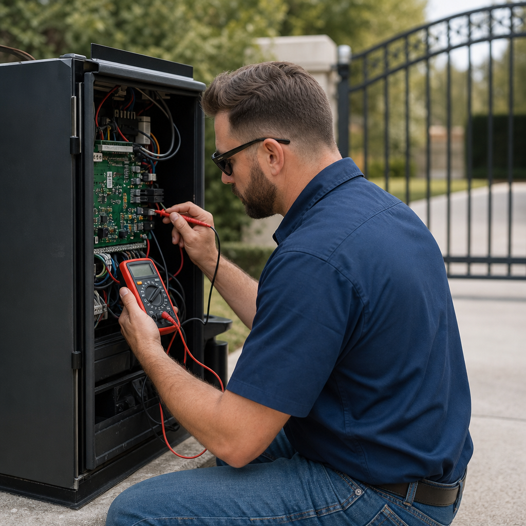 Illustration for gate operator repair in Addison