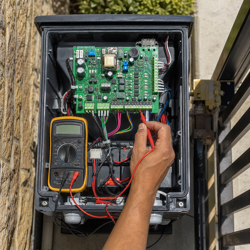 Illustration for automatic gate repair in Highland Village