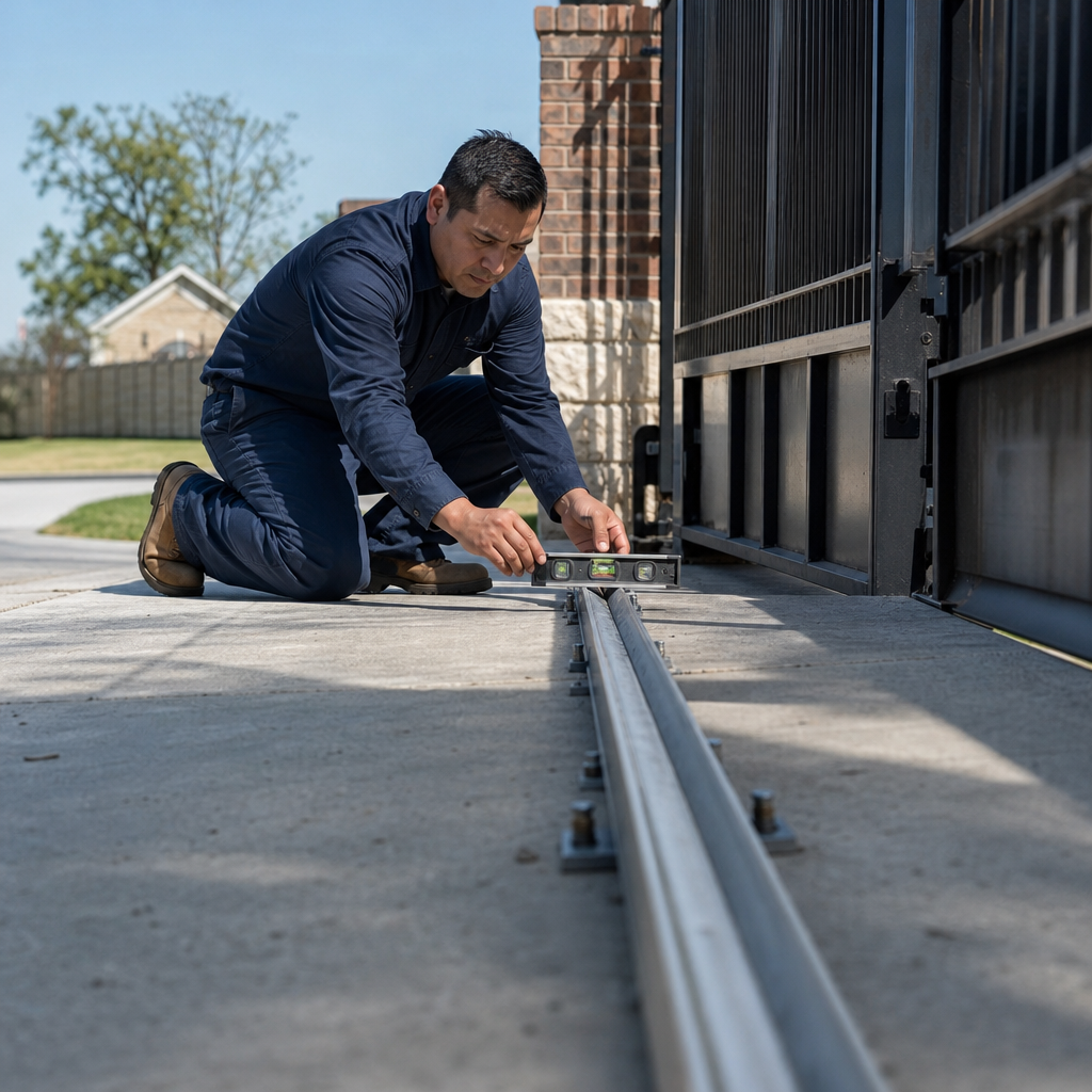 Illustration for gate track repair in Cross Roads