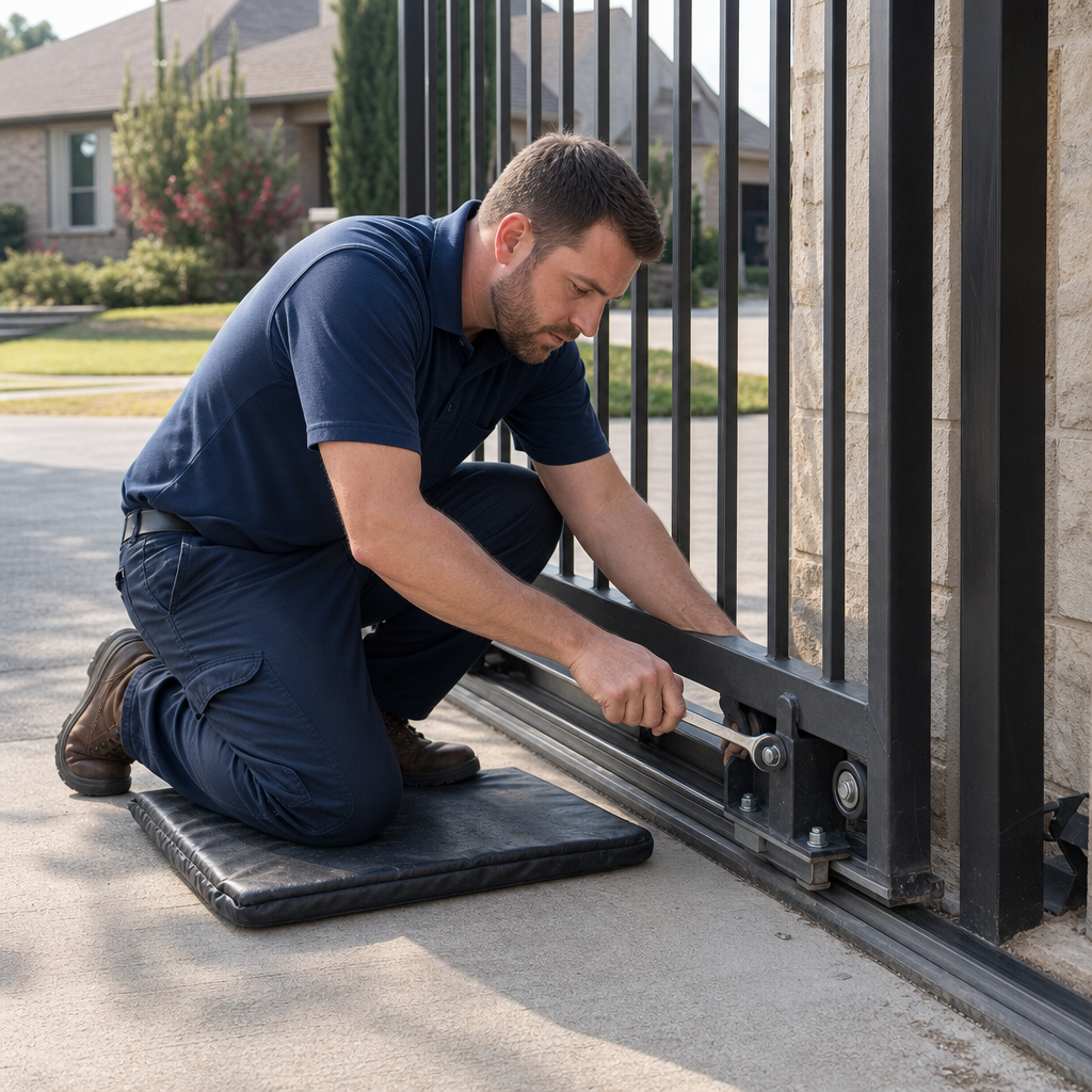 Illustration for automatic gate repair in Hickory Creek