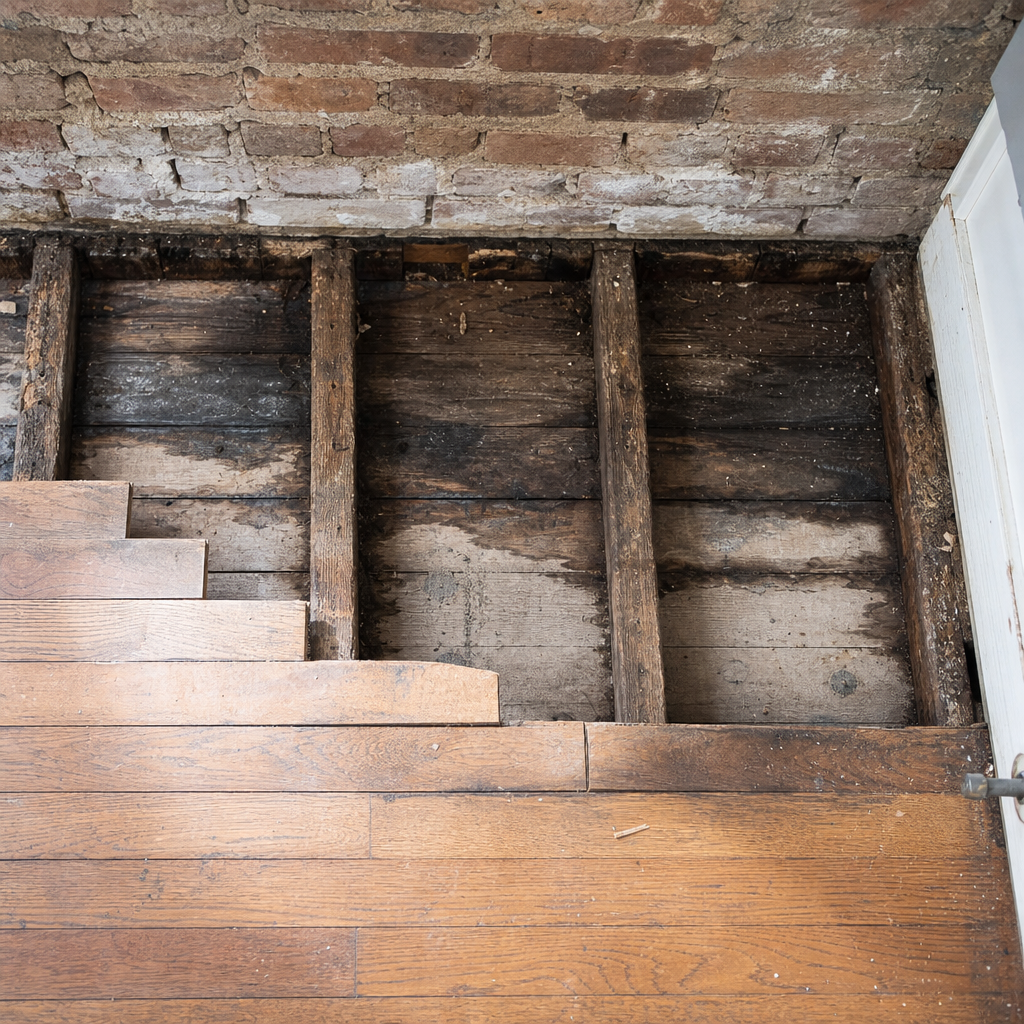 Illustration for water damage restoration in Corona