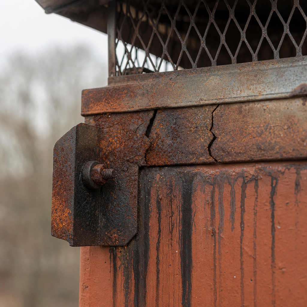 Illustration for chimney cap replacement in Nashville