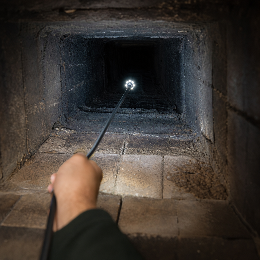 Illustration for chimney cleaning in Knoxville