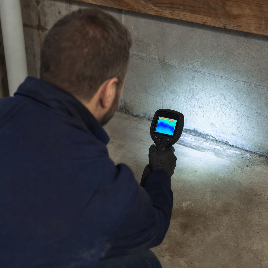 Illustration for water damage restoration in Secaucus