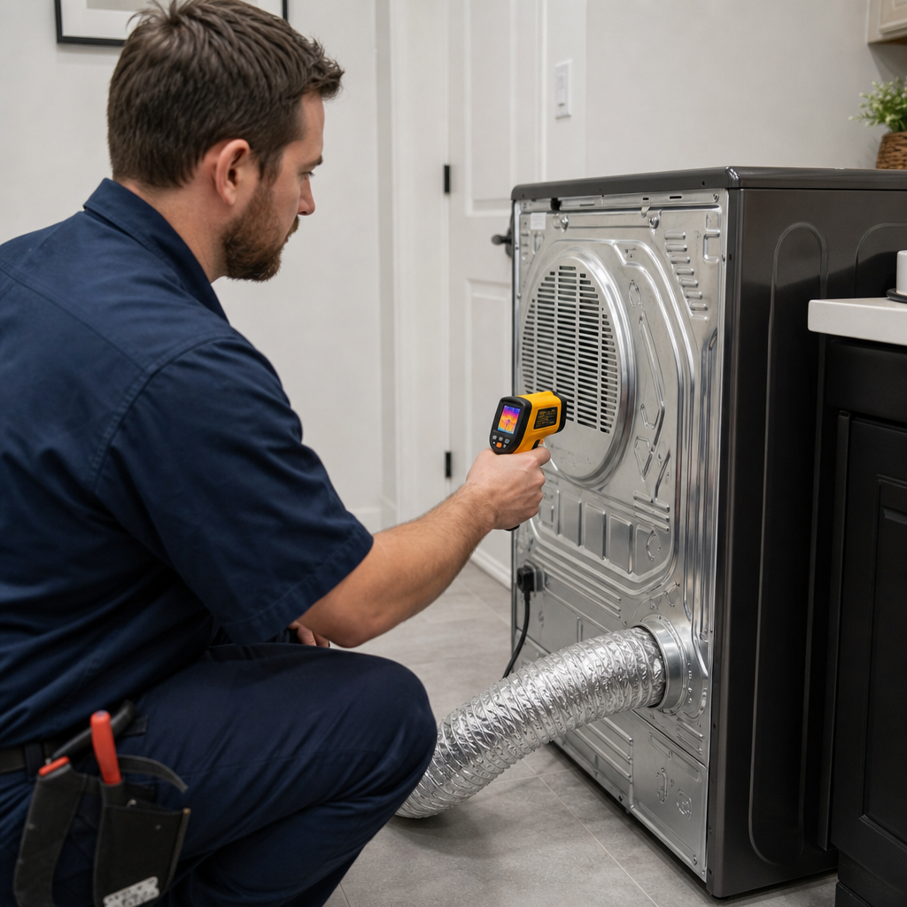 Illustration for dryer vent cleaning in Aventura