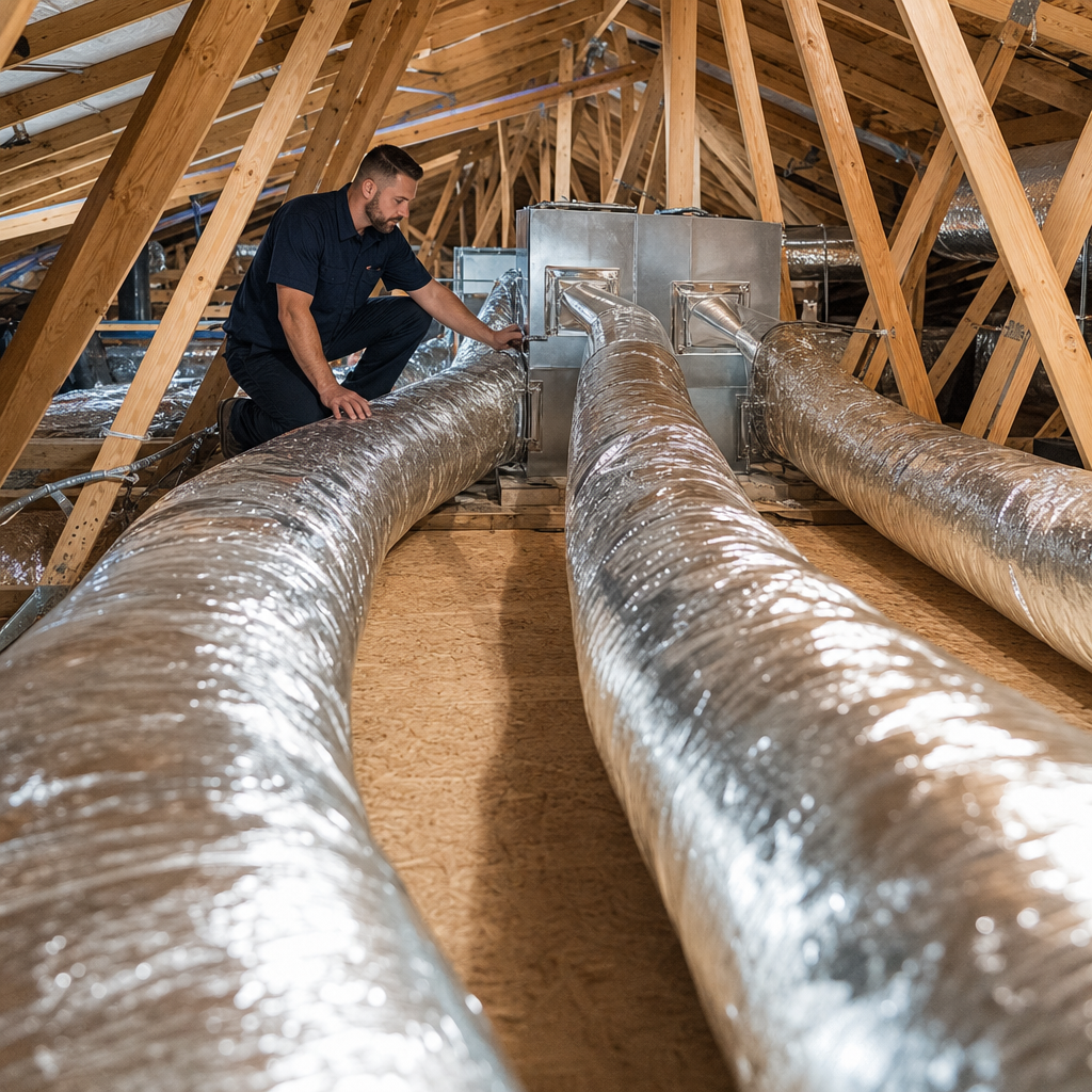 Illustration for air duct cleaning in Scott Lake