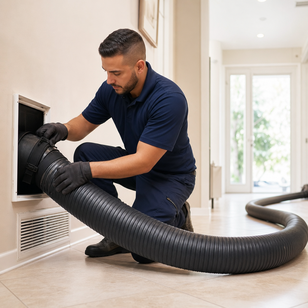 Illustration for air duct cleaning in Leisure City