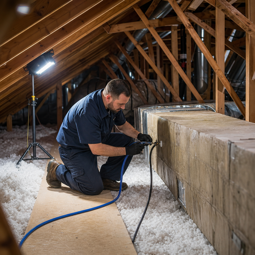 Illustration for air duct cleaning in North Andrews Gardens