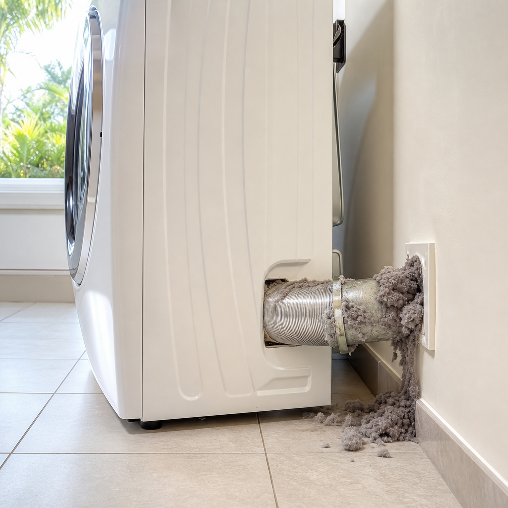 Illustration for dryer vent cleaning in Coral Terrace