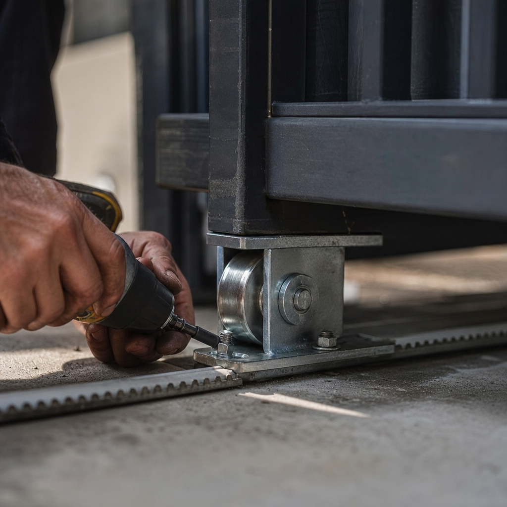 Illustration for sliding gate repair near me