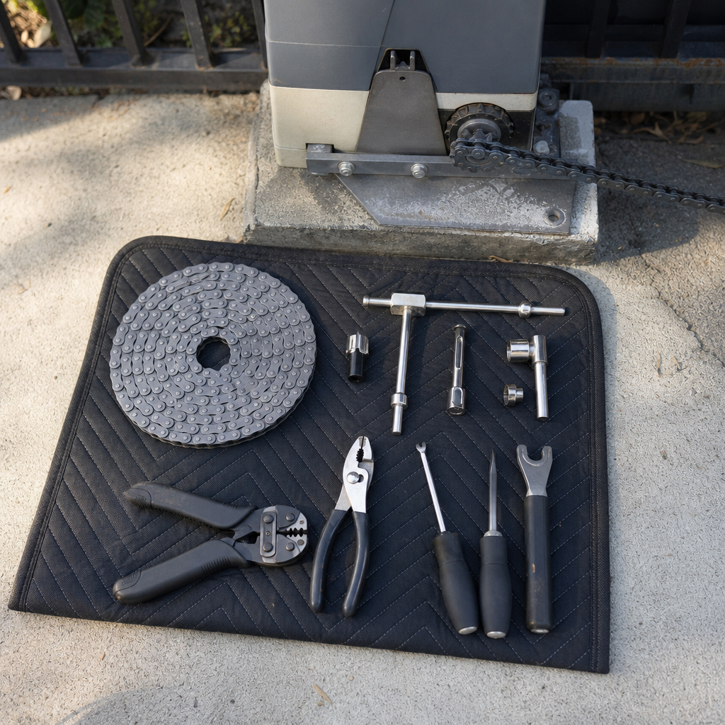 Illustration for gate opener repair near me