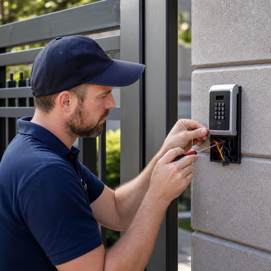 Illustration for access control system repair
