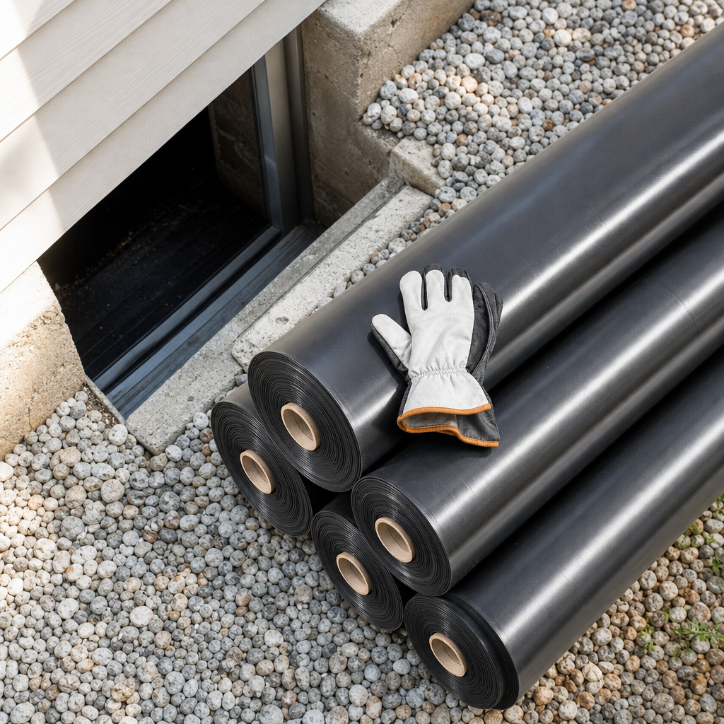 Illustration for crawl space vapor barrier cost