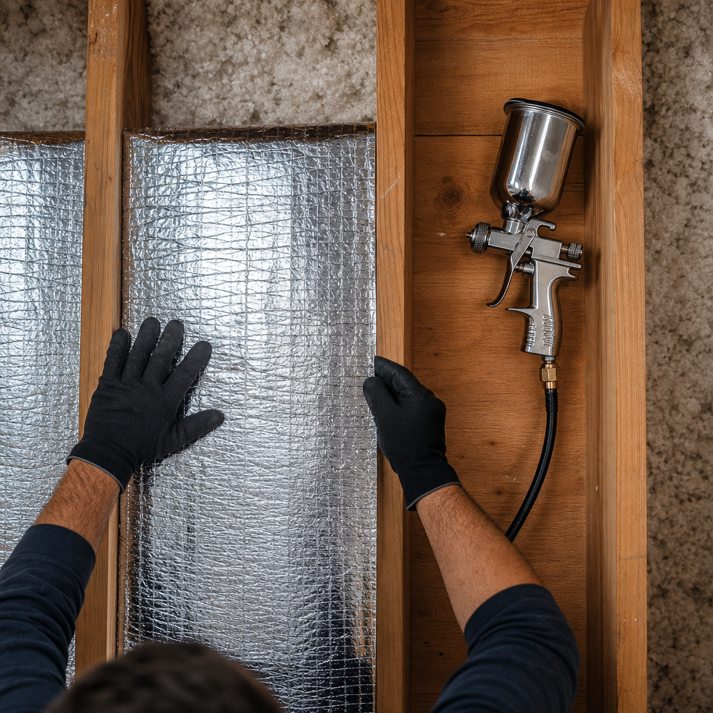 Illustration for radiant barrier installers near me