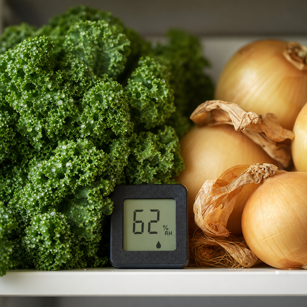 Illustration for humidity control vegetables