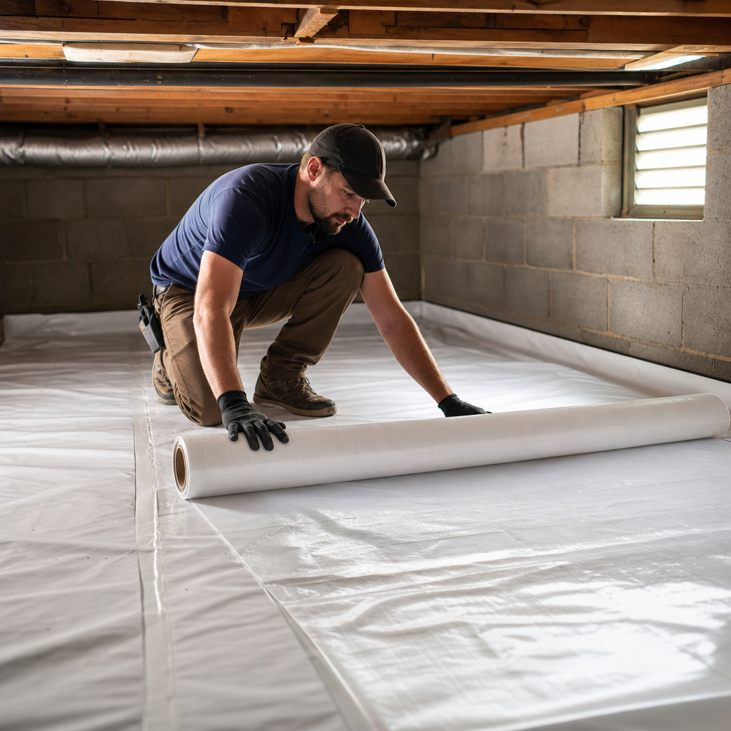 Illustration for crawl space encapsulation price
