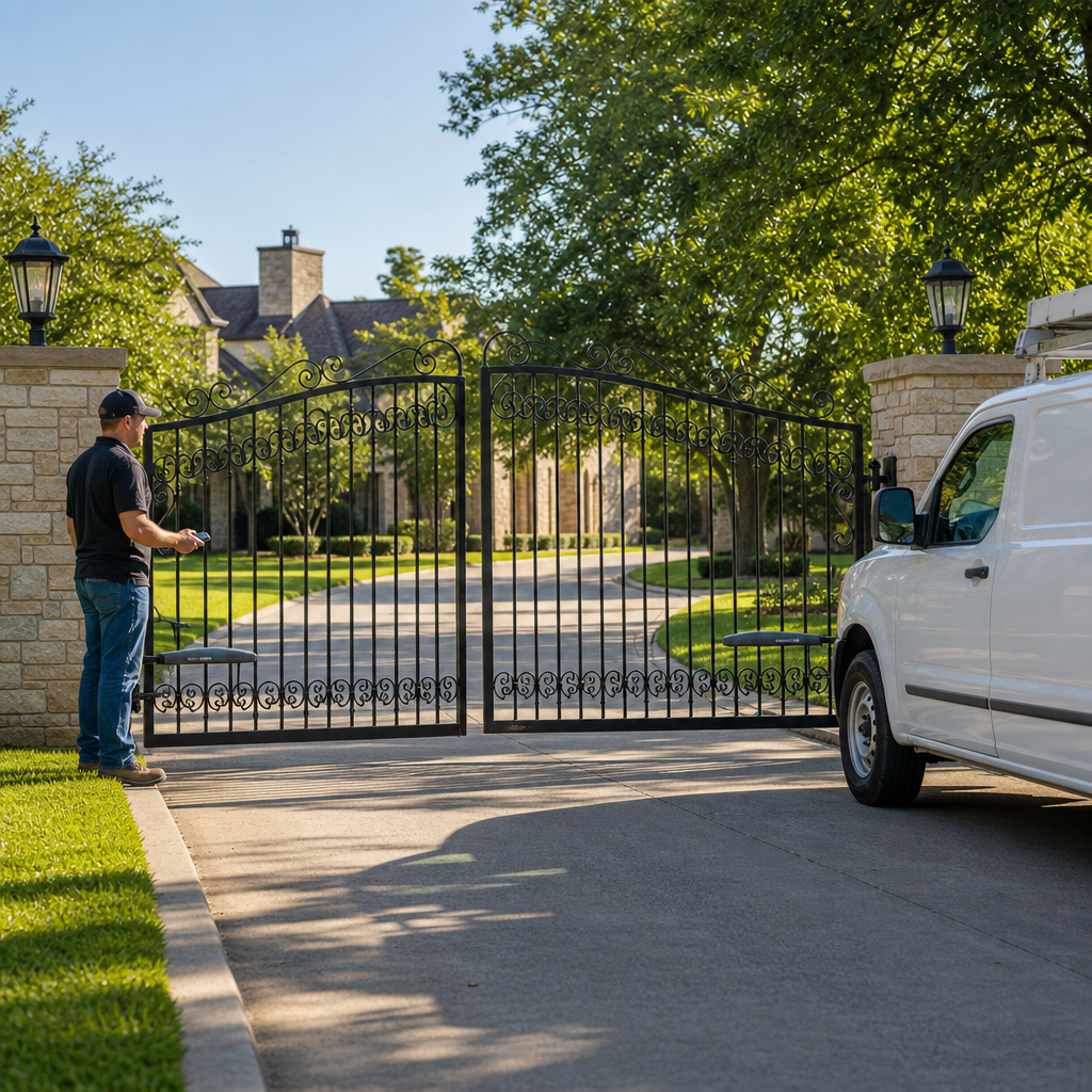 Illustration for automatic gate repair cost
