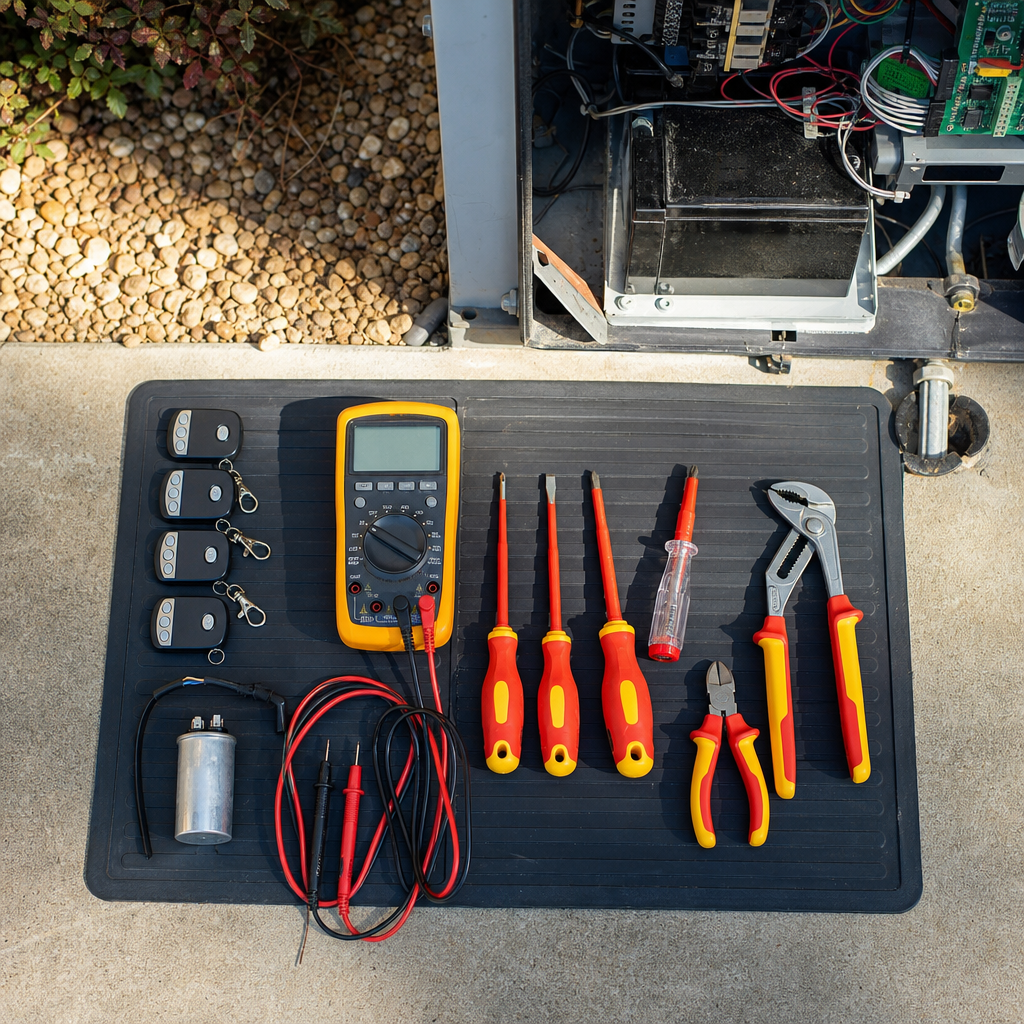 Illustration for driveway gate repair