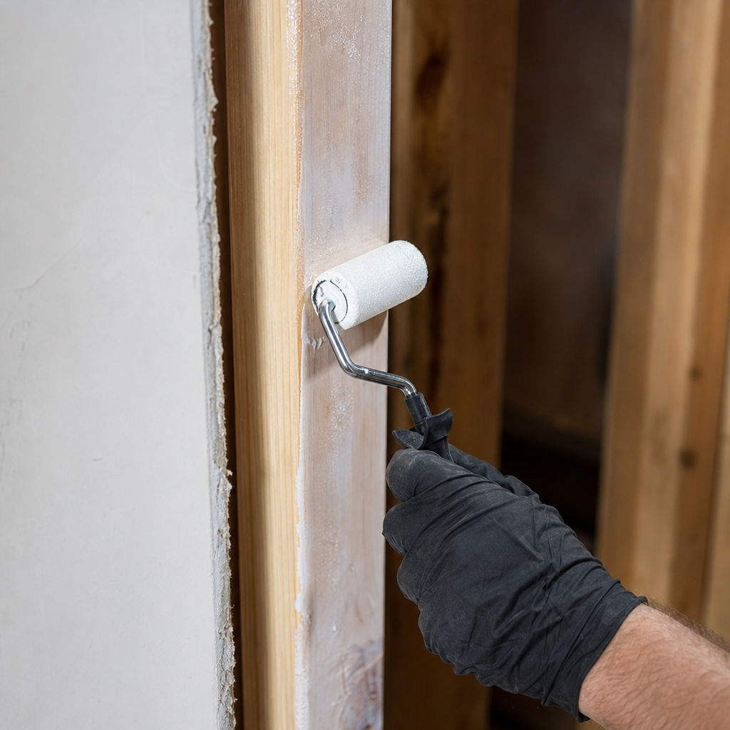 Illustration for professional mold remediation