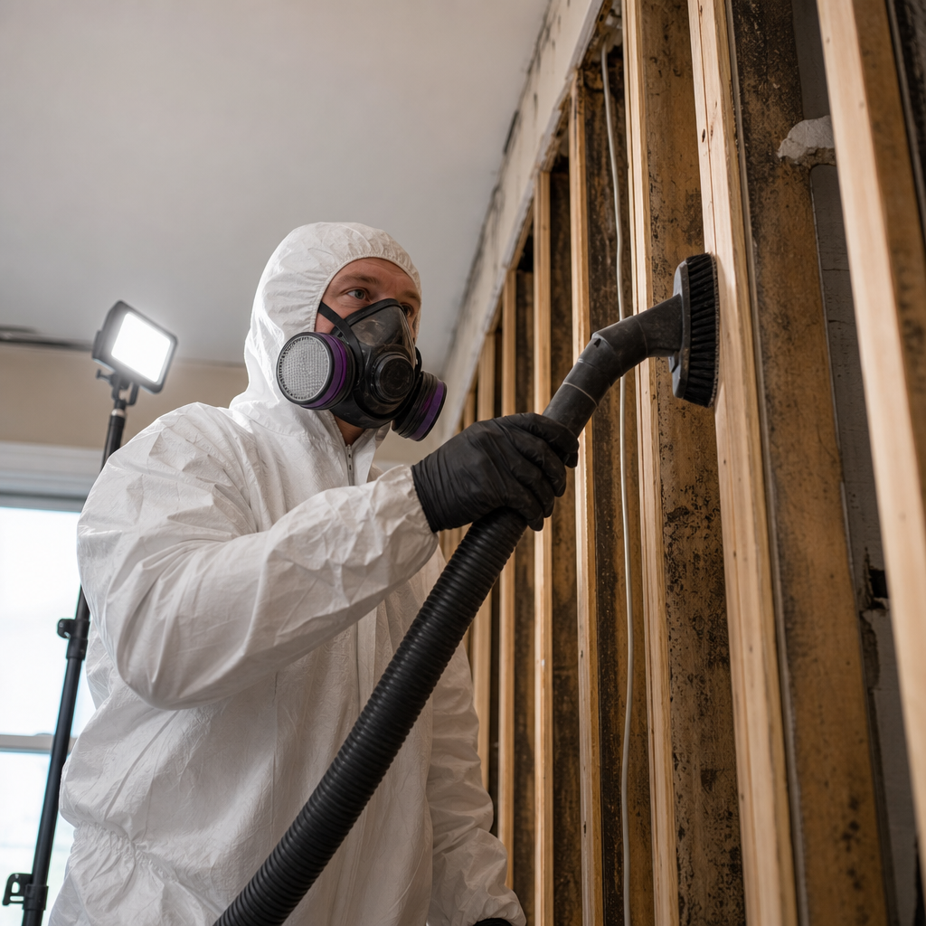 Illustration for mold removal service