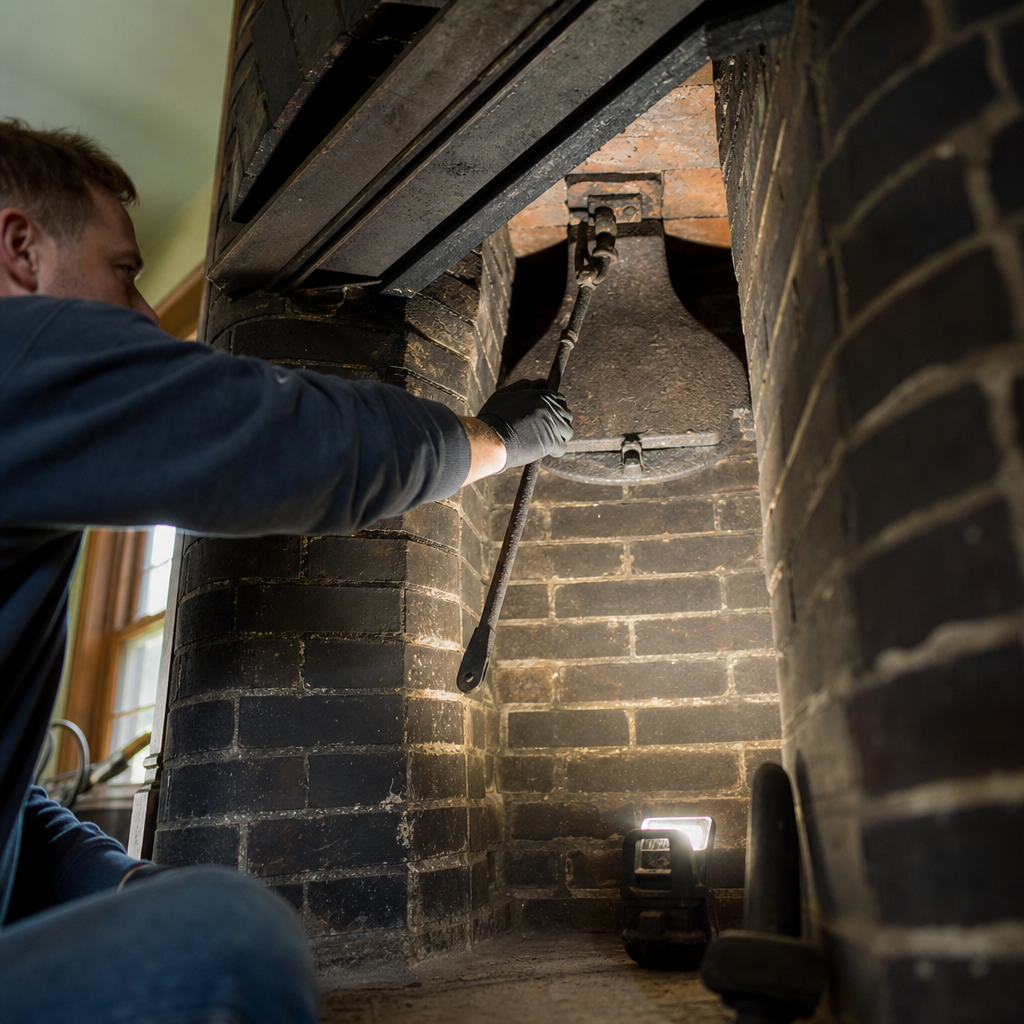 Illustration for chimney sweep in Ansonia