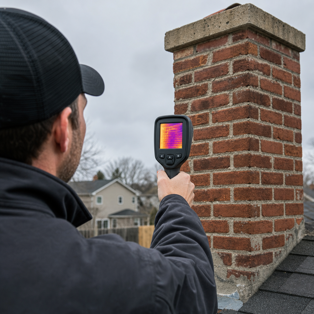 Illustration for chimney cleaning in Selden