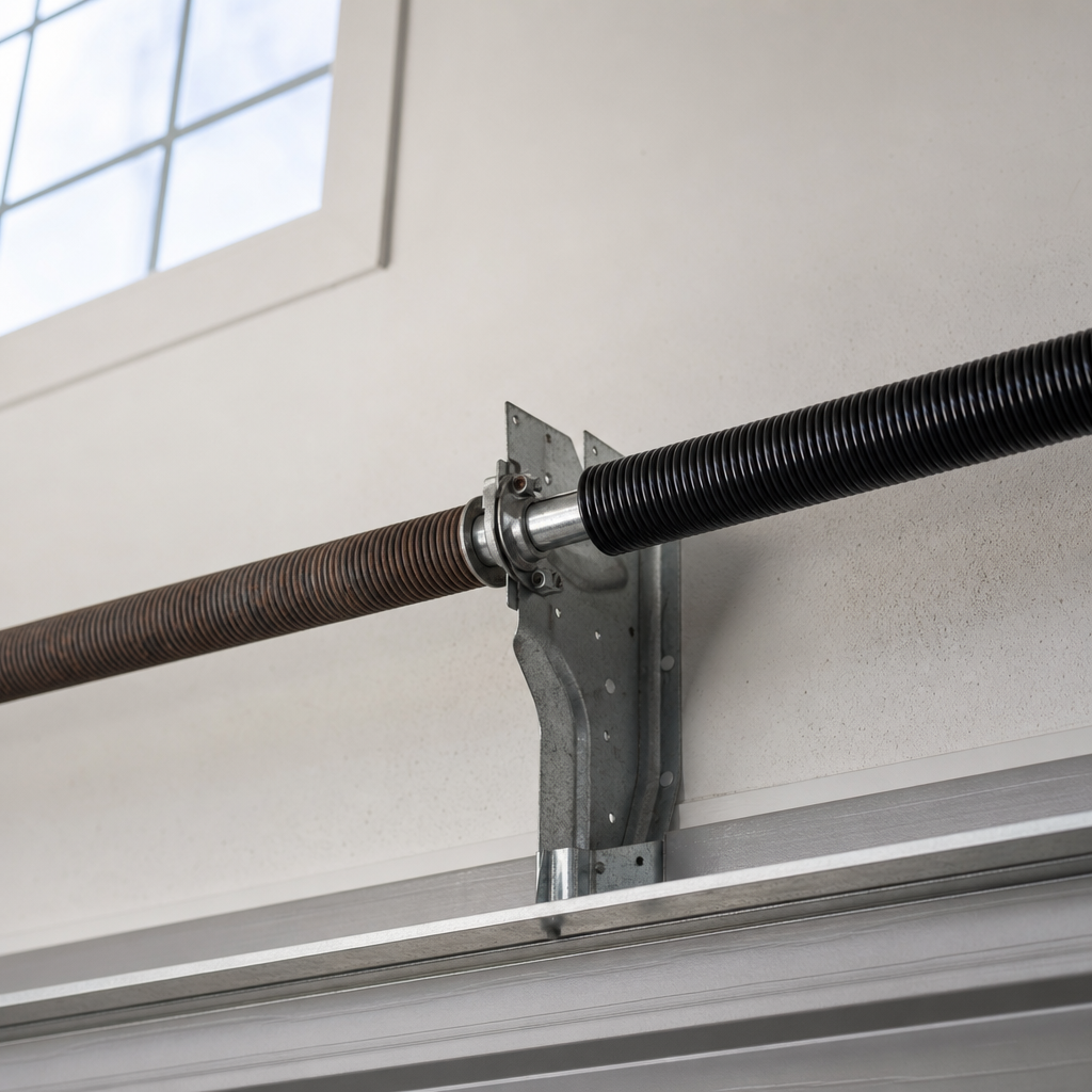 Illustration for broken spring garage door repair cost