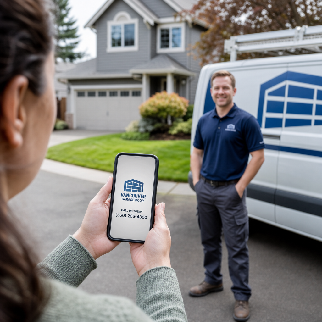 Illustration for garage door repair near me
