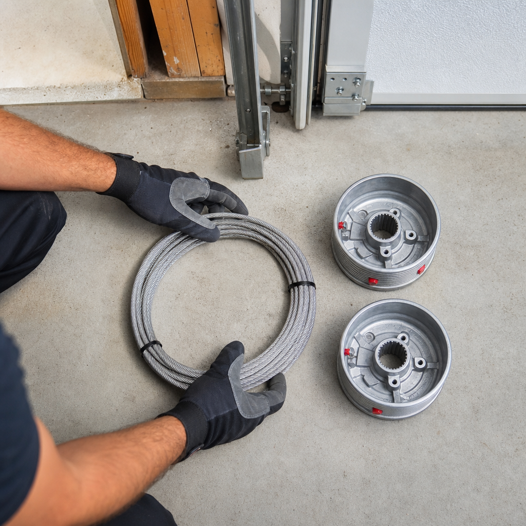Illustration for same-day garage door service