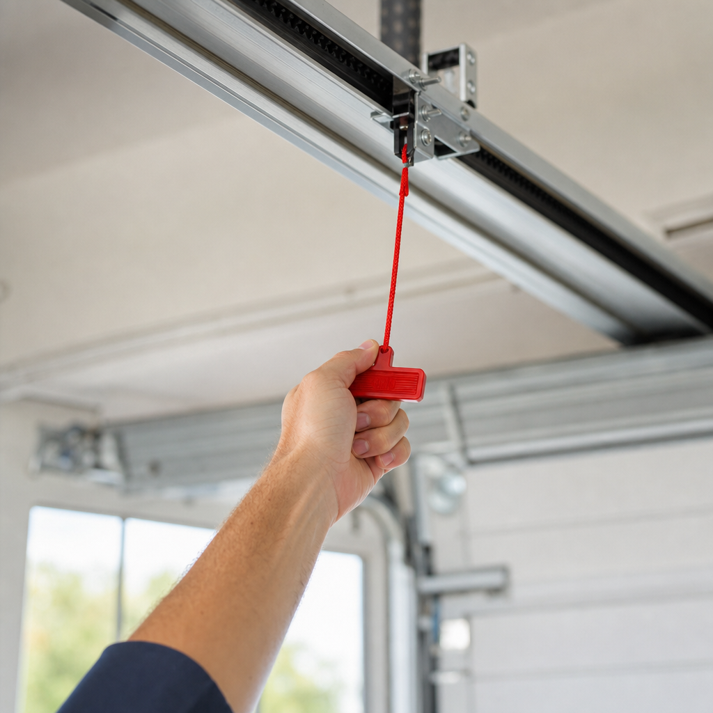 Illustration for emergency garage door repair