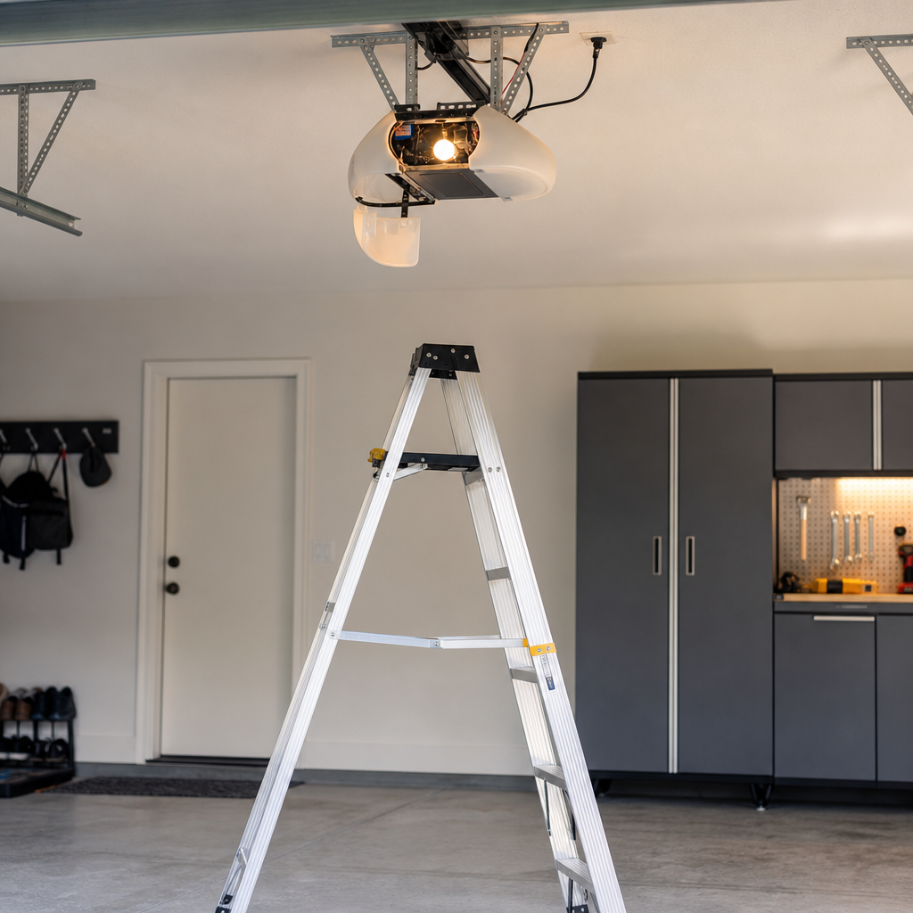 Illustration for automatic garage door opener repair