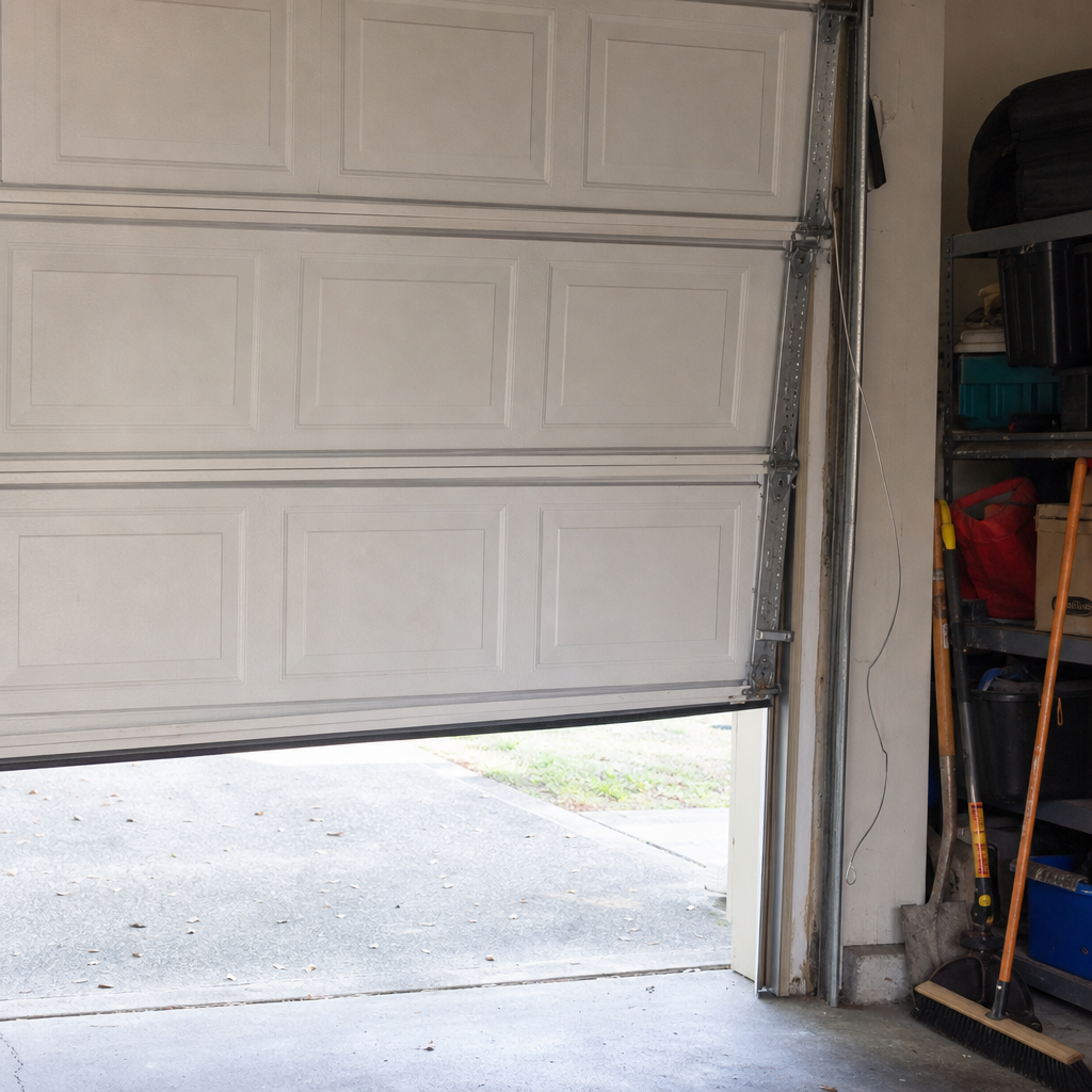 Illustration for emergency garage door repair near me
