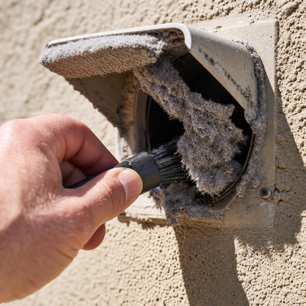 Illustration for dryer vent cleaning near me