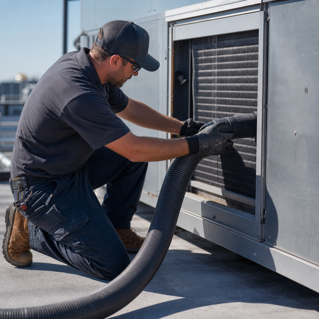 Illustration for commercial air duct cleaners