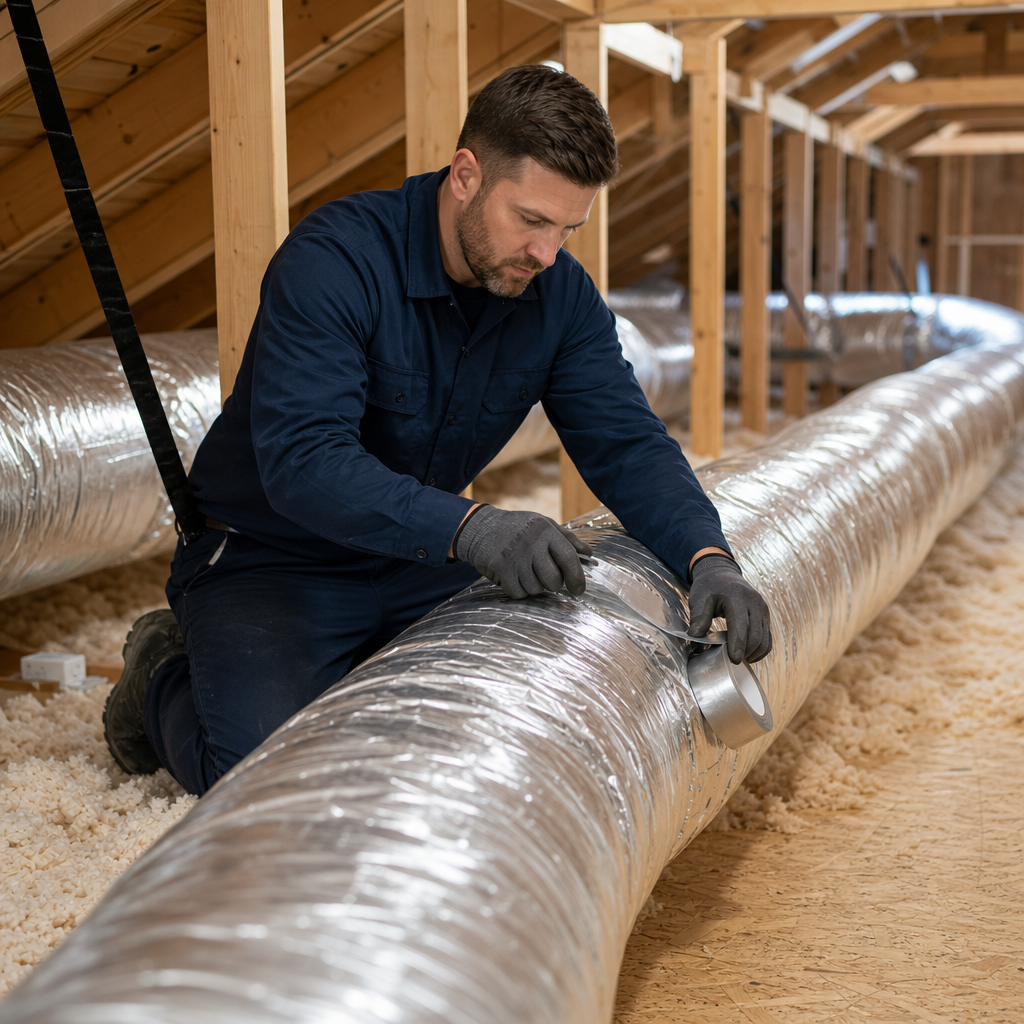 Illustration for air duct cleaning in Century City