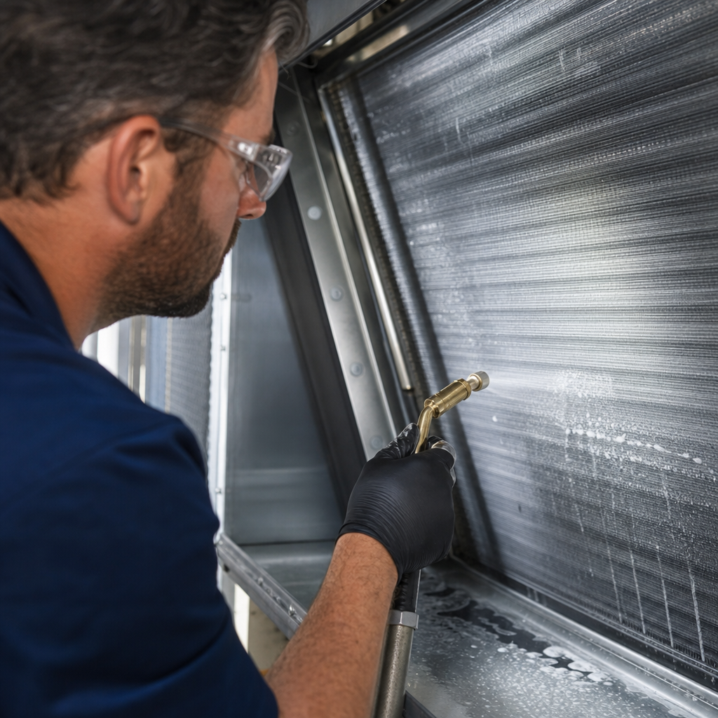 Illustration for commercial hvac cleaning
