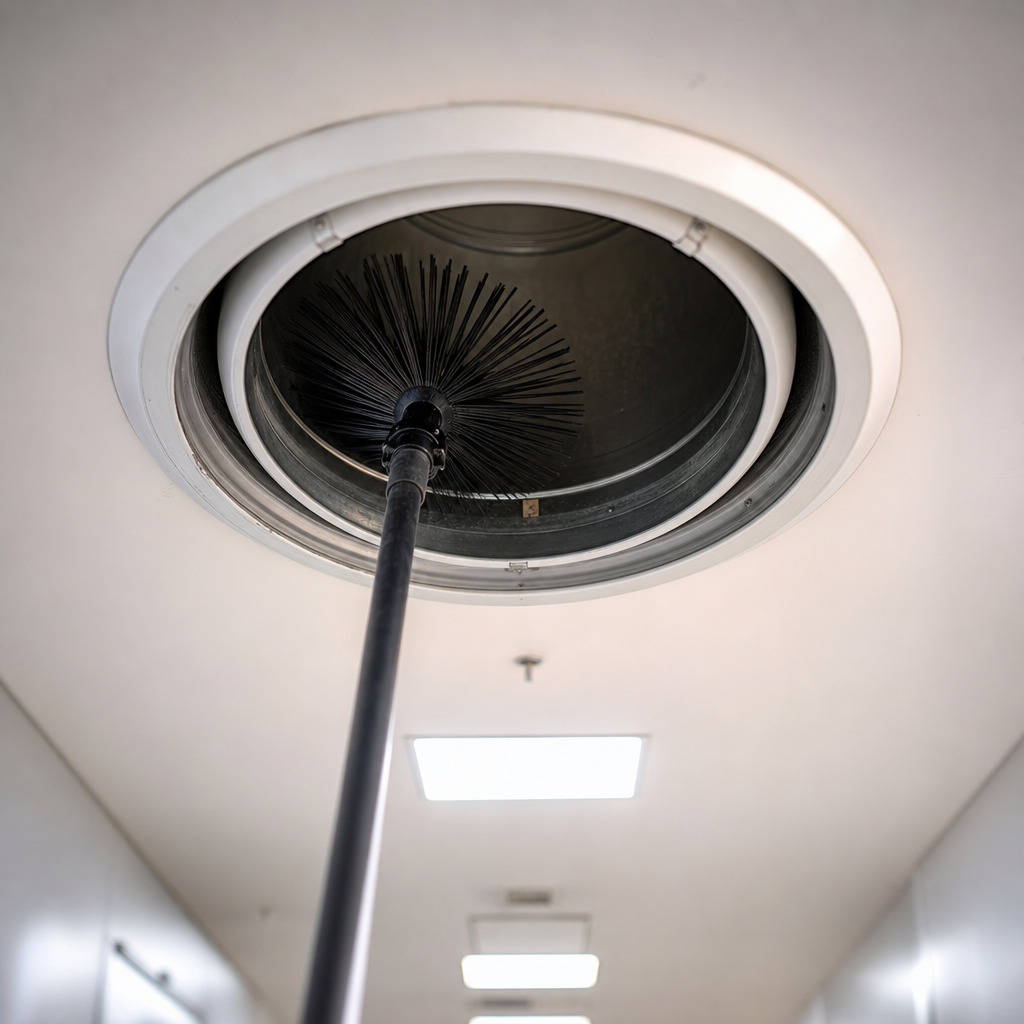 Illustration for commercial air duct cleaning near me