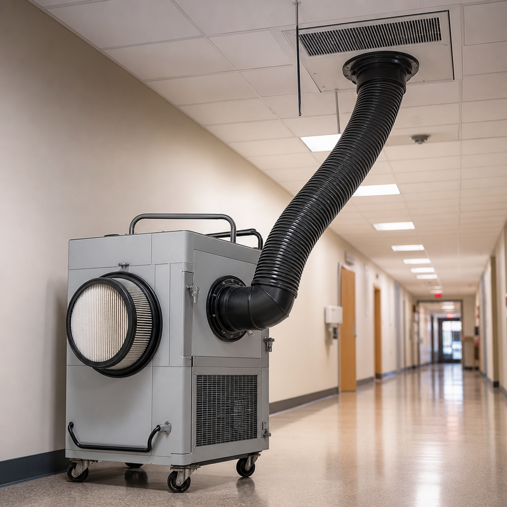 Illustration for commercial duct cleaning