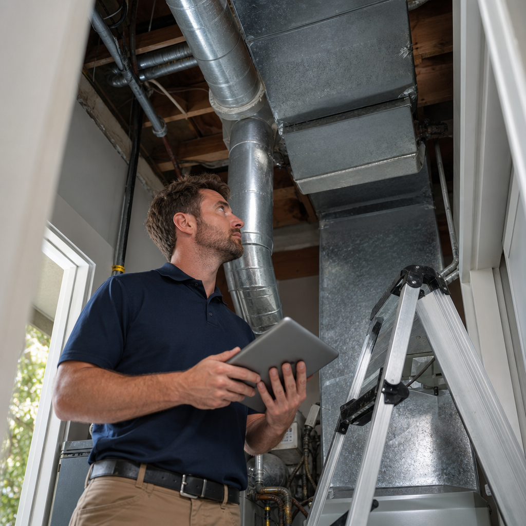 Illustration for duct sealing in Silver Lake