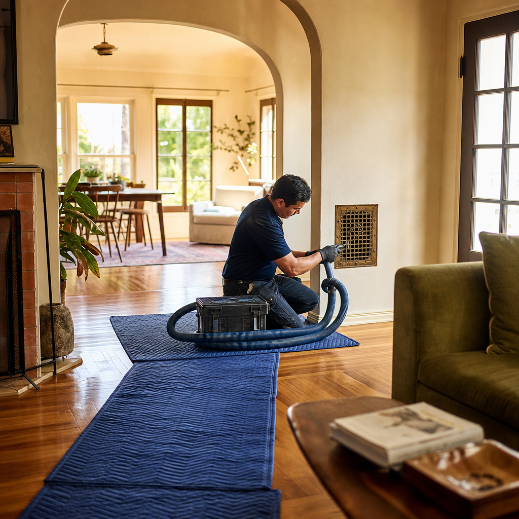 Illustration for hvac cleaning in Silver Lake