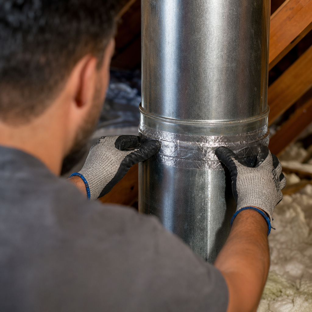 Illustration for duct sealing in Echo Park