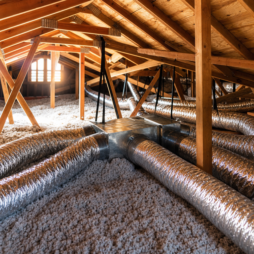 Illustration for duct sealing in Sherman Oaks