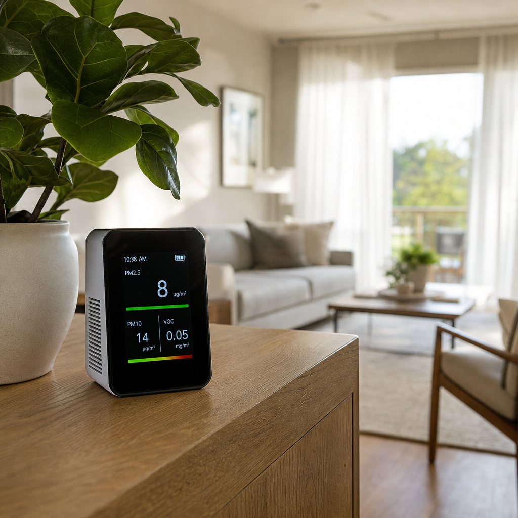 Illustration for indoor air quality testing in Burbank