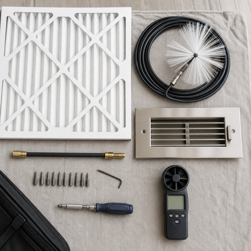 Illustration for duct cleaning services in Los Angeles