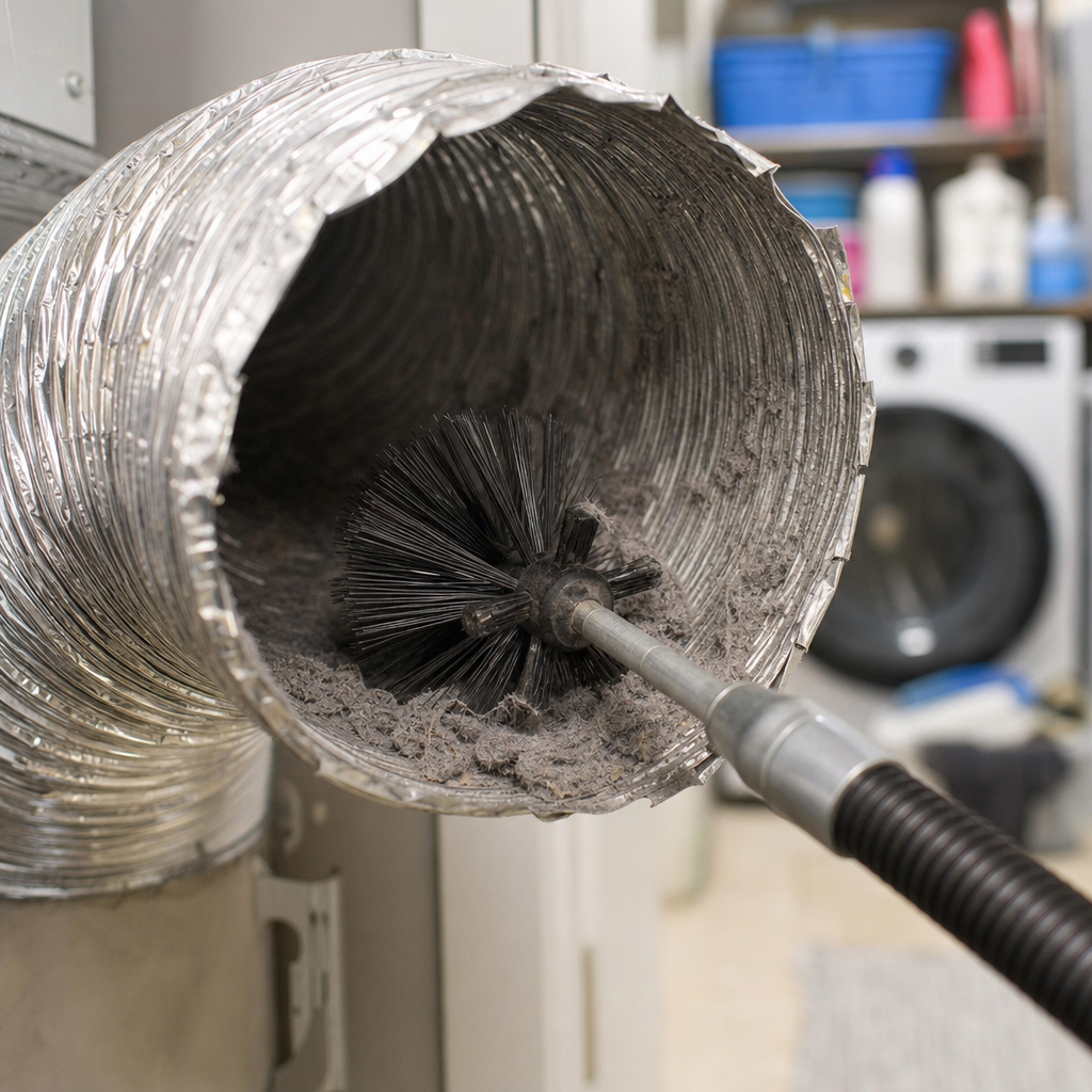 Illustration for dryer vent cleaning service in Burbank