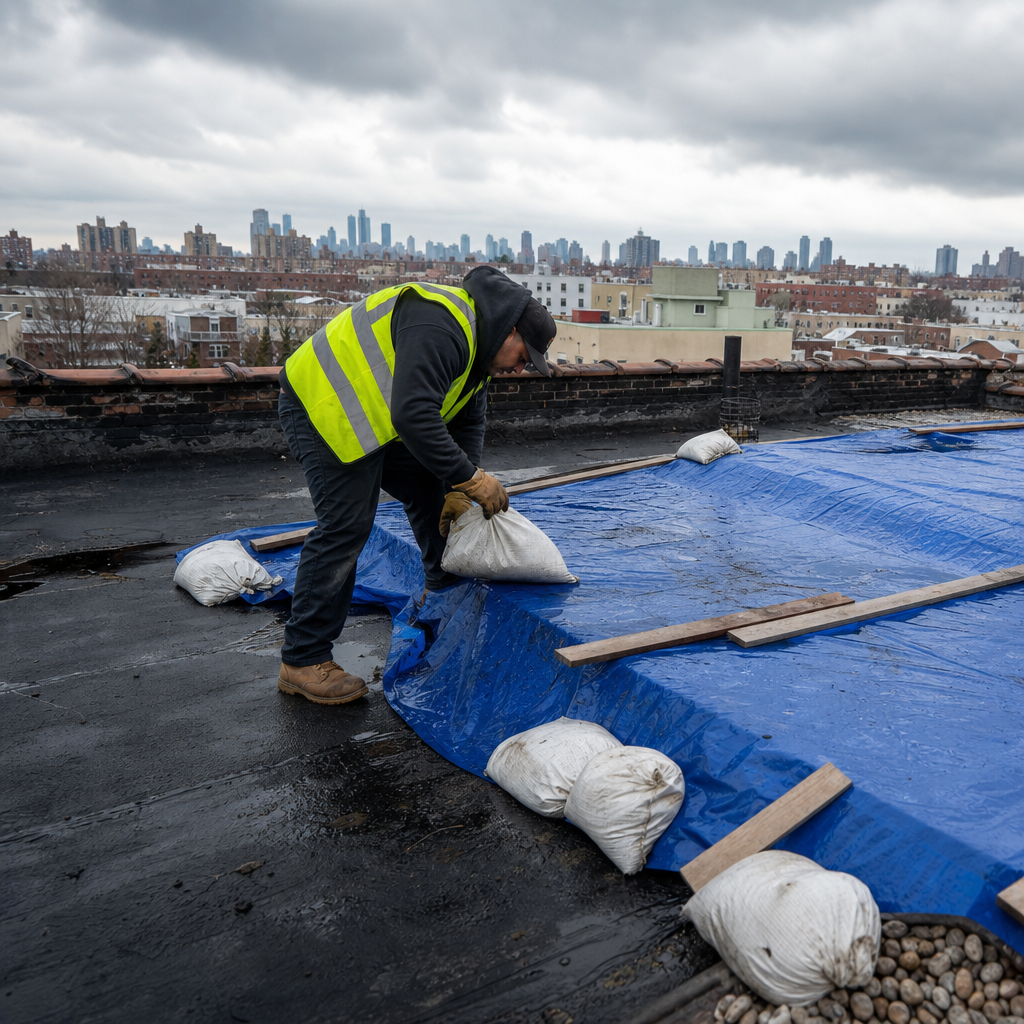 Illustration for water damage restoration in Astoria