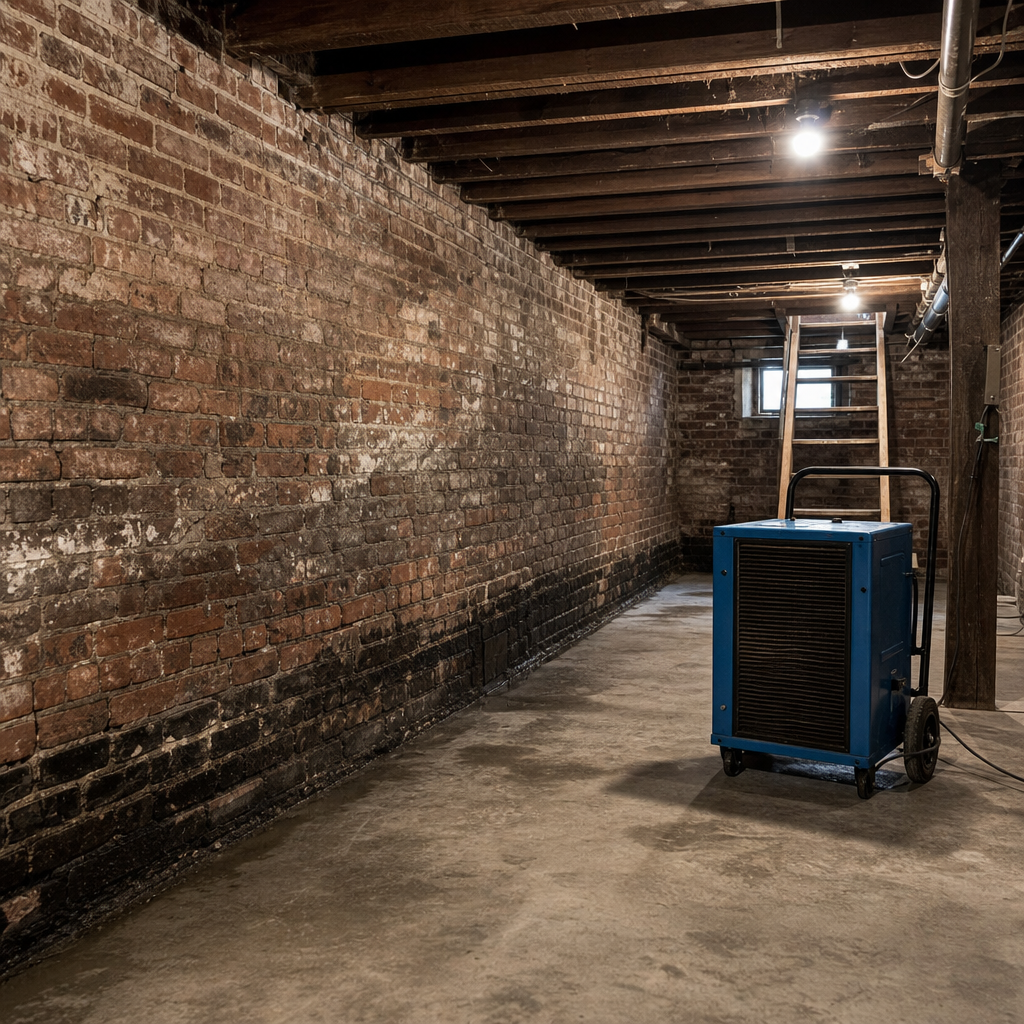 Illustration for water damage restoration in Maspeth
